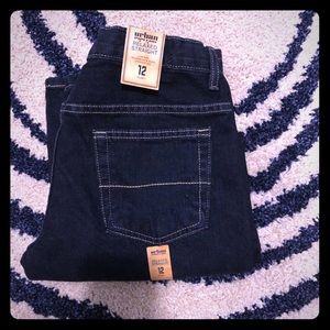 Husky Urban Pipeline® Relaxed Straight Jeans sz 12